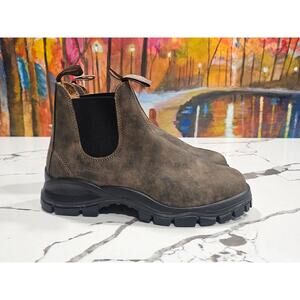 Blundstone Lug Chelsea Boots Rustic Brown Size 11.5 Men's (10.5 AU) #2239